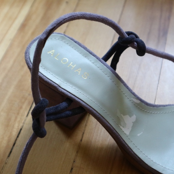 Alohas Purple Grace Bicolor Sandal - Picture 3 of 3
